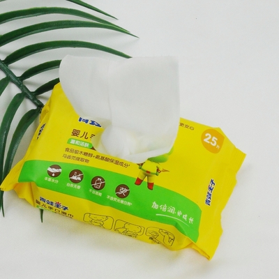Limpieza antibacteriana del cuidado del bebé del trapo mojado disponible no tejido orgánico
