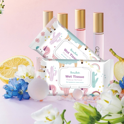 Agua micelar facial de Rose Makeup Remover Wipes With del agua de limpieza