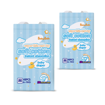 super suave respirable del pañal disponible del bebé de Preventation del escape 3D