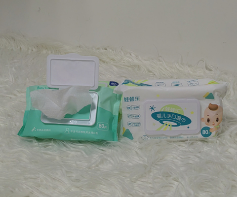 Trapos mojados disponibles del algodón suave apacible de Unscented para no el alcohólico recién nacido sensible