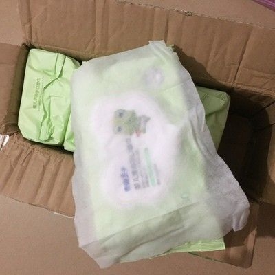 La aduana mojada de los trapos del bebé orgánico de la piel sensible del estilo de la historieta embaló 1 a 100pc