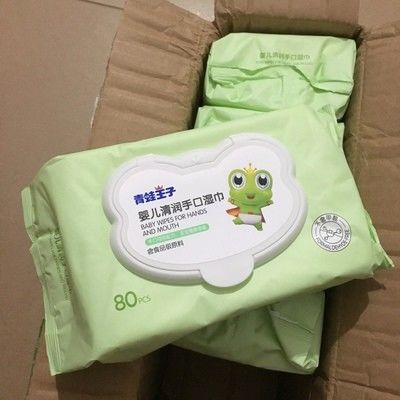 La aduana mojada de los trapos del bebé orgánico de la piel sensible del estilo de la historieta embaló 1 a 100pc