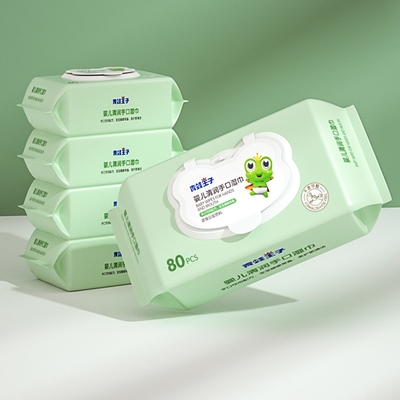 Los trapos mojados del bebé de la fibra de bambú recién nacida sensible pelan cuidado natural