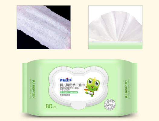 Los trapos mojados del bebé de la fibra de bambú recién nacida sensible pelan cuidado natural