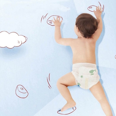 Pantalones disponibles absorbentes superficiales secos del bebé con el canal de la prevención del escape 3D