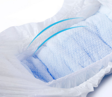 Pantalones disponibles absorbentes superficiales secos del bebé con el canal de la prevención del escape 3D