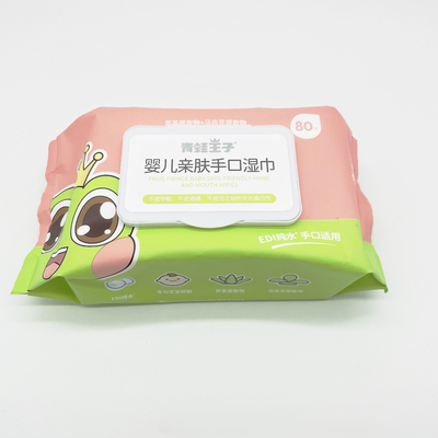 Planta hipoalergénica disponible biodegradable de los trapos mojados de la piel recién nacida sensible basada