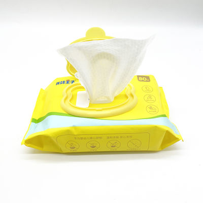 Trapo no tejido limpio disponible del bebé de la tela mojado y tejido del bebé para limpiar