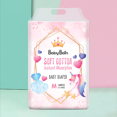Pañales mágicos desechables para bebés A Grade Sleep Soft Baby Pull Up Pantalones de pañales
