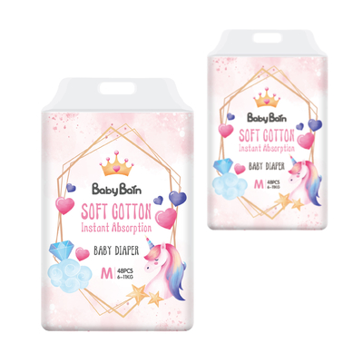 Pañales mágicos desechables para bebés A Grade Sleep Soft Baby Pull Up Pantalones de pañales