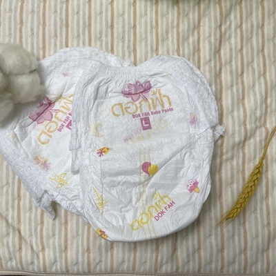 Pantalones de entrenamiento tipo tela para bebés Superficie seca transpirable suave