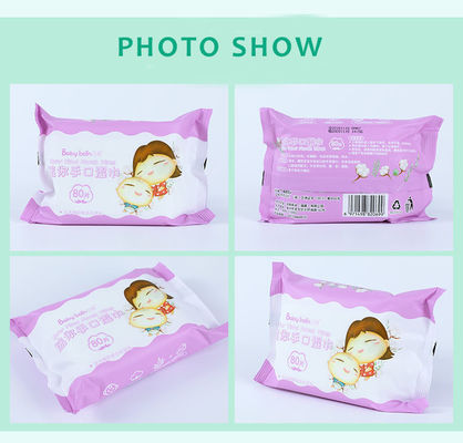 La limpieza de desinfección de encargo de los trapos mojados de la muestra libre limpia la mano y la superficie