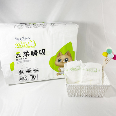Pañales disponibles del bebé de la tela no tejida con PE Backsheet