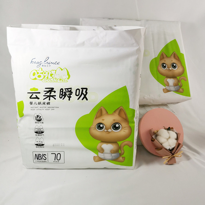 Pañales disponibles del bebé de la tela no tejida con PE Backsheet