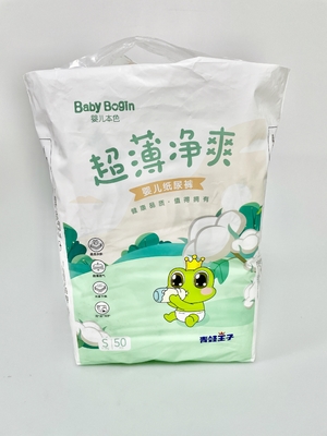 Pañal disponible del bebé de la porción del bebé de los pañales de los panales de la absorción común del super suave