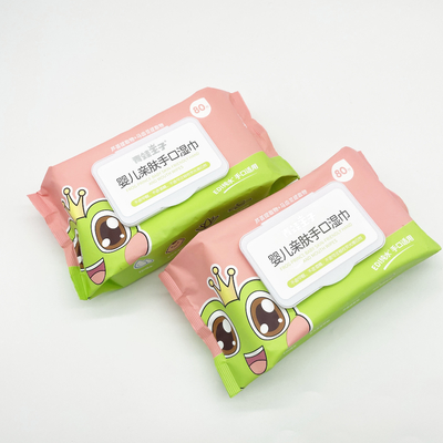 Trapos mojados Tiusse del bebé recién nacido a base de agua de encargo de Logo Fragrance Free Bamboo Flushable