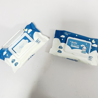 Trapos mojados Tiusse del bebé recién nacido a base de agua de encargo de Logo Fragrance Free Bamboo Flushable