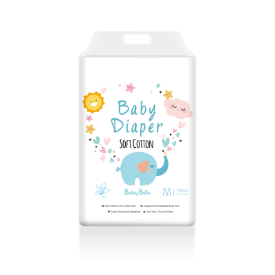 Absorbencia disponible de encargo de los pañales 500-1000ml del bebé de las telas no tejidas