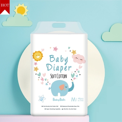 Absorbencia disponible de encargo de los pañales 500-1000ml del bebé de las telas no tejidas