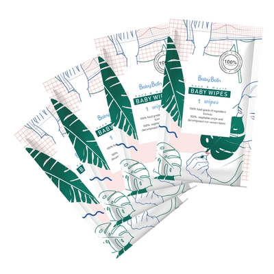 Cuerpo hipoalérgico adaptable del bebé de Unscented Flushable que limpia trapos mojados del tejido mojado