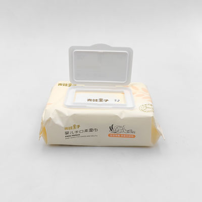 Natural orgánico de Spunlace del cuidado del bebé de la boca del trapo mojado recién nacido sin perfume suave de la nariz