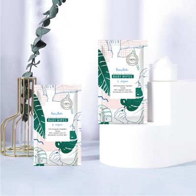 Trapos mojados gruesos no tejidos disponibles de encargo del bebé mojado del papel seda de Spunlace