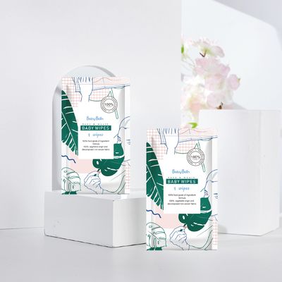 Trapos mojados gruesos no tejidos disponibles de encargo del bebé mojado del papel seda de Spunlace