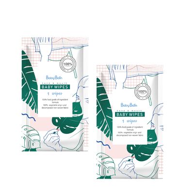 Trapos mojados gruesos no tejidos disponibles de encargo del bebé mojado del papel seda de Spunlace