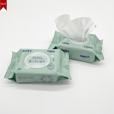 Trapos mojados gruesos no tejidos disponibles de encargo del bebé de Spunlace