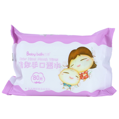 El bebé disponible feliz y agradable de Unscented limpia para los trapos mojados de la fábrica de China de la cara de las manos