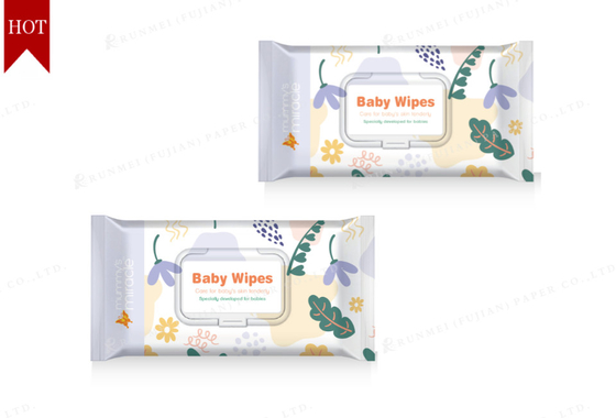 Trapos mojados del bebé limpio orgánico biodegradable de encargo al por mayor para la mano y la cara