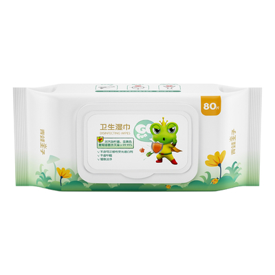 Al por mayor modificado para requisitos particulares áloe biodegradable de bambú orgánico Vera Baby Cleaning Wet Wipes de la higiene de Spunlace ECO