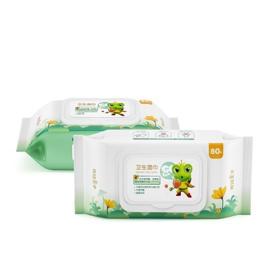 Los bebés no tejidos del OEM 72pcs cuidan los trapos mojados disponibles biodegradables del algodón sin alcohol