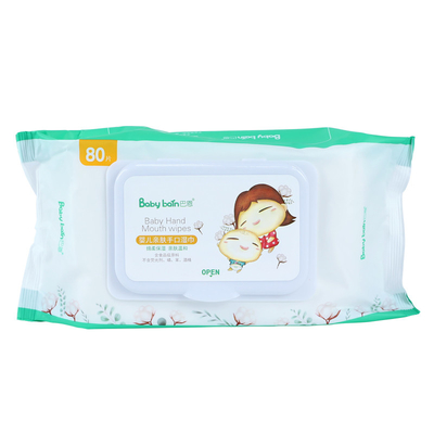 Tela no tejida mojada disponible de los trapos del solo paquete del hogar para la limpieza de la mano
