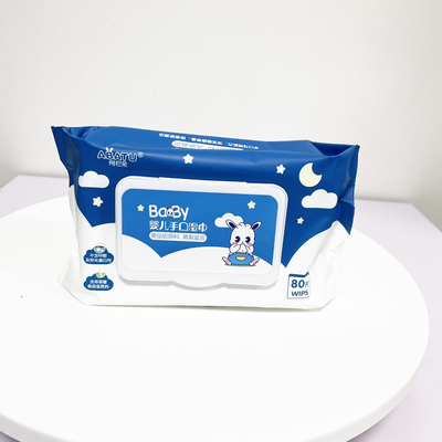 Trapos biodegradables del bebé de la mejor fórmula del OEM para la limpieza de la mano y de la cara