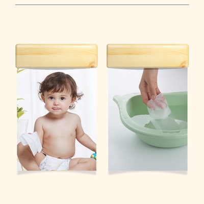 Trapos mojados de Cottonc Unscented Waterwipes del bebé original biodegradable de alta calidad de la fragancia