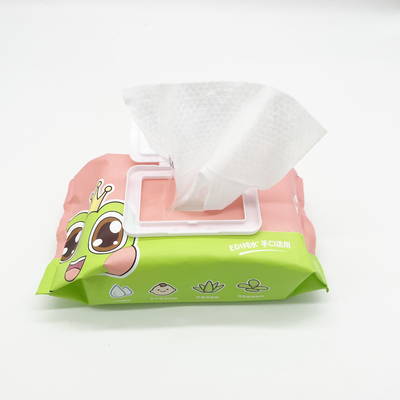 trapos mojados del bebé orgánico 80Pcs con el casquillo plástico Unscent sin alcohol