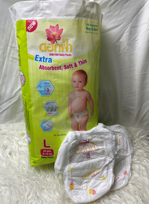 Pantalones disponibles absorbentes estupendos de encargo del bebé de los panales de los pañales del bebé