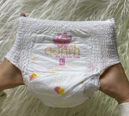 Pantalones disponibles absorbentes estupendos de encargo del bebé de los panales de los pañales del bebé