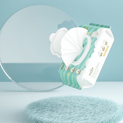 Trapos abonablees orgánicos faciales del agua mojada del bebé del ODM del OEM para las superficies de limpieza