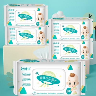 Trapos mojados del bebé del agua orgánica suave natural