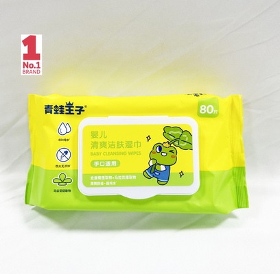 OEM Logo Hand Sanitizing Wet Wipes privado 50pcs sin alcohol