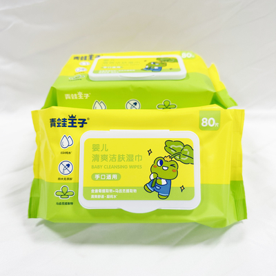 OEM Logo Hand Sanitizing Wet Wipes privado 50pcs sin alcohol