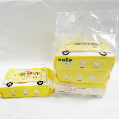 Trapos mojados originales biodegradables de Unscented de las ventas al por mayor 99,9% del bebé a base de agua de la piel sensible