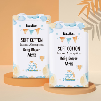 Pañal disponible de encargo al por mayor del bebé del super suave de la marca estupenda de la fábrica de China