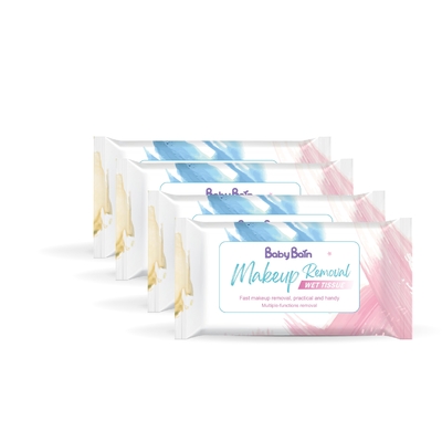 Logo Organic Facial Cleansing de encargo al por mayor y tratar con suavidad para componer los trapos de la cara del removedor para las mujeres