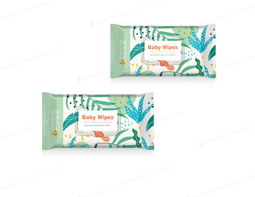 Trapos mojados de los buenos de la fórmula tirones plásticos duros del labio 80 sin alcohol