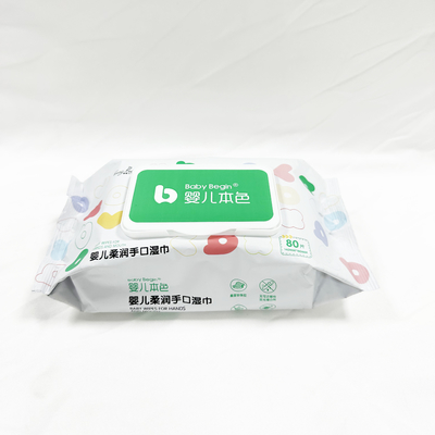 Bambú orgánico de los trapos mojados del tejido del bebé de limpieza personal modificado para requisitos particulares del cuidado para la limpieza del bebé