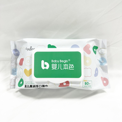 Bambú orgánico de los trapos mojados del tejido del bebé de limpieza personal modificado para requisitos particulares del cuidado para la limpieza del bebé
