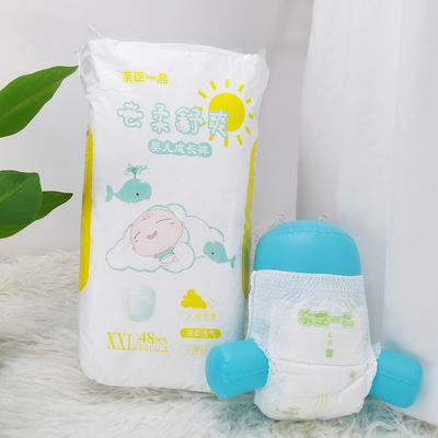 Muestra libre de secado rápido sobre 17kg el pañal dulce del bebé del tamaño 34pcs del bebé XXXL